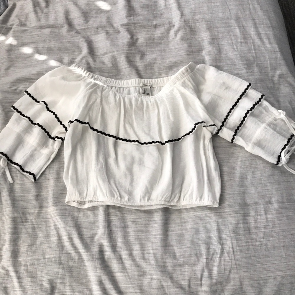 Off the shoulder shirt